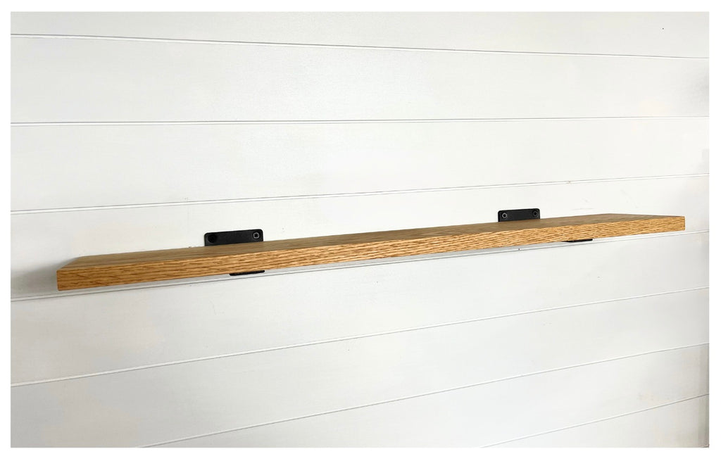 Floating Hardwood Shelf