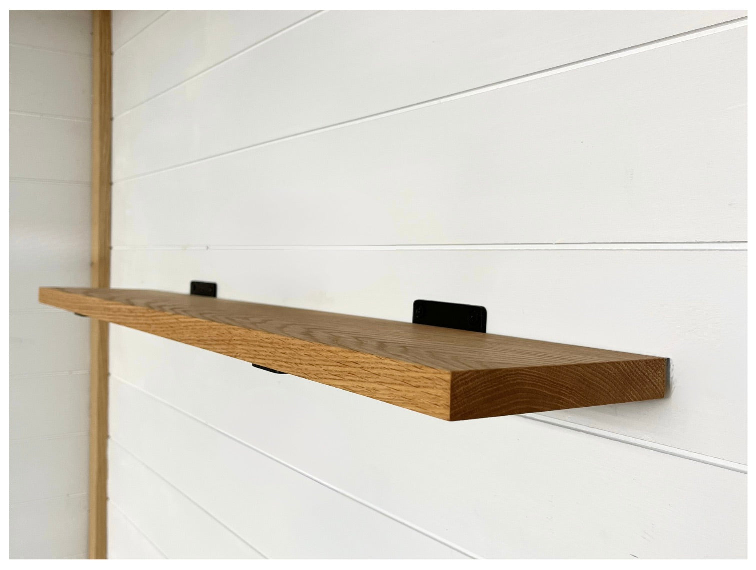 Floating Hardwood Shelf
