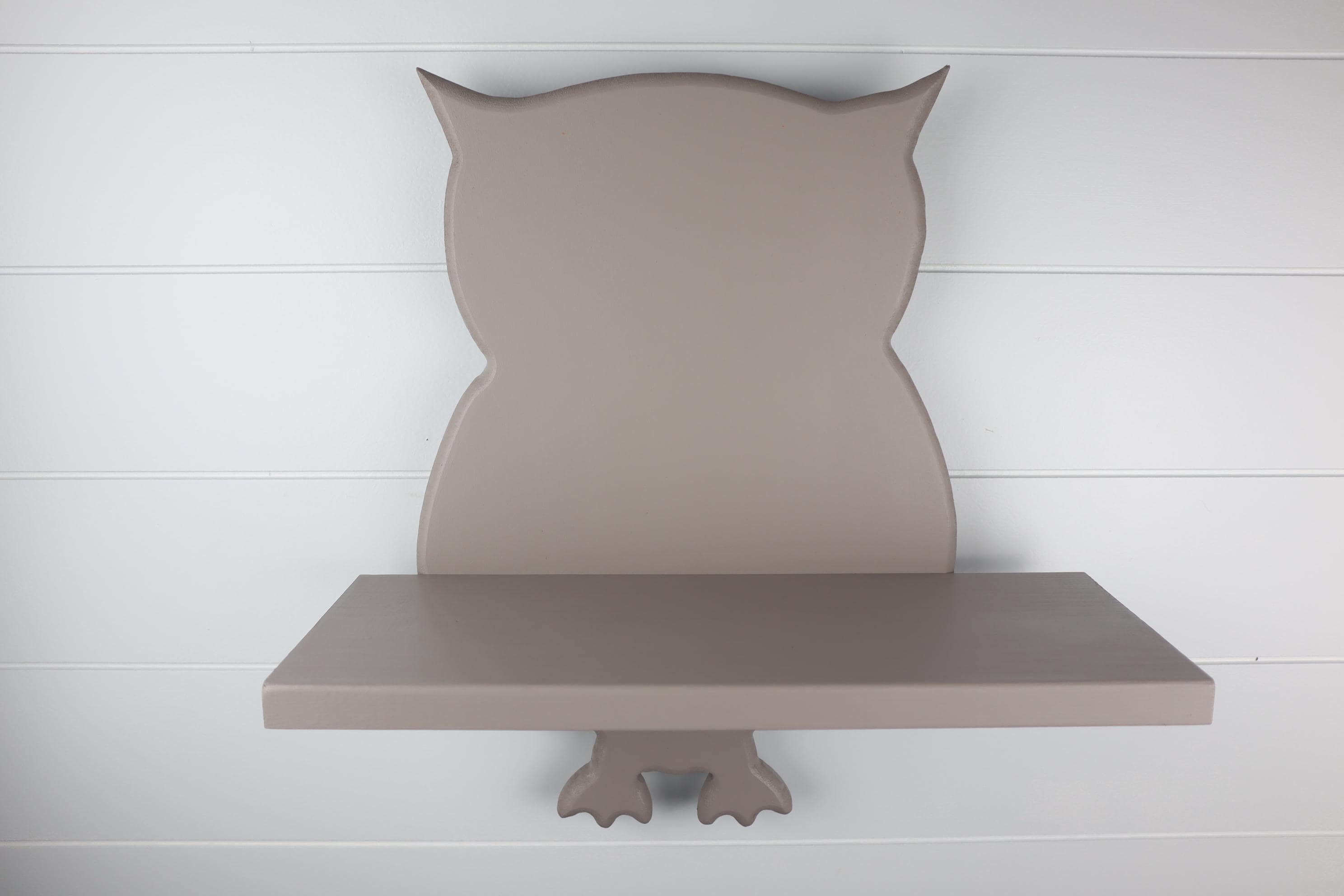 Hand-Crafted Owl Shelf: MDF and Solid Wood Children's Decor